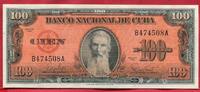 Kuba Cuba 100 Pesos Banknote Aguilera -