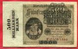 Deutschland Inflation Weimarer Republik 500 Milliarden Mark Reichsbanknote Serie F Überdruckprovisorium Overprint -
