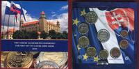 Slowakei 3,88 Euro & Silbermedaille Die Ersten Euromünzen der Slowakei mit Silbermedaille -