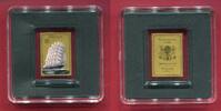 Tschad 3000 Francs CFA Gold Preußen - Deutsche Seefahrt (m. Farbauflage) 1/500oz -