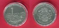 Gabun 1000 Francs CFA / 1 oz Ostrich - Strauß -