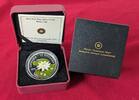 Kanada 20 Dollars Silbermünze Water Lily - Wasserlilie - 1 oz Proof Silver Coin with Swarovski Crystals -