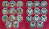 Deutschland 11 Medaillien Cu/Ni versilbert Papstmotive Lot -