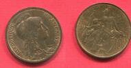 Frankreich France 10 Centimes Bust of Liberty to the right, wearing the Phrygian cap -