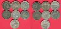 Österreich Ungarn KuK Monarchie 7 x 1 Corona Korona Kaiser Franz Joseph I. Lot -