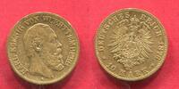 Württemberg 10 Mark Wurttemberg König Karl -
