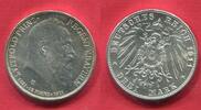 Deutsches Reich 3 Mark, Silbermünzen Luitpold Prinz Regent von Bayern (1821-1911) 90. Geburtstag -
