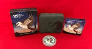 Australien 1 Dollar Silbermünze Kookaburra - World Money Fair 2018 (1 oz, coloriert) -