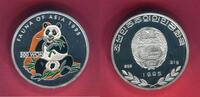 Nordkorea 500 Won Silber, 1 Unze Farbmünze Fauna of Asia - Panda - Pandabär -