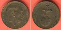 Deutschland 1933 - 1945 Bronzemedaille Adolf Hitler Auf das Großdeutsche Reich und den Anschluss von Österreich 13.3.38- 29.9.38 -