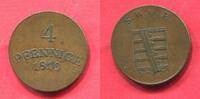 Sachsen Weimar Eisenach 4 Pfennig Pfennige Carl August 1775-1828 -