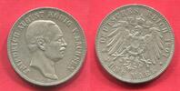Deutschland Germany Kaiserreich Sachsen 5 Mark König Friedrich August III. 1904 - 1918 -