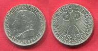 Bundesrepublik Deutschland 5 DM Gedenkmünze Commemorative Coin 100. Todestag von Joseph Freiherr von Eichendorff -