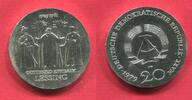 Eastern Germany DDR GDR 20 Mark Silbergedenkmuenze 250. Geburtstag Gotthold Ephraim Lessing -