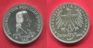 Bundesrepublik Deutschland, Germany FRG 5 DM Silber Gedenkmünze 150. Todestag von Friedrich von Schiller -