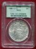 USA 1 Dollar Morgan Silber Variety 1900 Repunched Mint Mark, O over CC Numista 0.4 % Old Holder PCGS MS 63