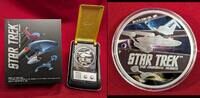 Tuvalu 2 Dollar Silbermünze - 2 oz Silber Proof Coin Star Trek Original Series - Ships of the Line -