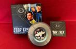 Tuvalu 2 Dollars Silber Star Trek™ - Enterprise & Crew (2 oz m. Farbauflage) -