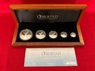 Mexiko 1/20 Unze bis 1 Unze Silber 2011 Libertad Silver Proof Set - Serie Plata - Silver Series - 5 Münzen proof set, coa, wooden box, orig. pack...