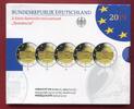 BRD 5 x 2 Euro Gedenkmünzen Sammlermünzenset Bundesrat -