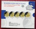 BRD 5 x 2 Euro Gedenkmünzen Serie Bundesländer Berlin - Schloss Charlottenburg PP -