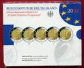 Deutschland, BRD 5 x 2 Euro Gedenkmünzen 35 Jahre Erasmus-Programm -