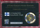 Finnland 2 Euro Farbprägung vergoldet 2 Euro Golden Stars-Edition - Georg Henrik v.Wright -