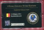 Belgien 2 Euro Farbprägung vergoldet 2 Euro Golden Stars-Edition - Nationalbank -
