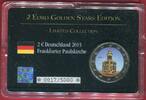 Deutschland 2 Euro Farbprägung vergoldet 2 Euro Golden Stars-Edition - Frankfurter Paulskirche -