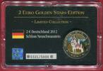 Deutschland 2 Euro Farbprägung vergoldet 2 Euro Golden Stars-Edition - Schloß Neuschwanstein -