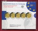 BRD 5 x 2 Euro Gedenkmünzen 30 Jahre Mauerfall -