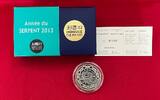 Frankreich 10 Euro Silber 2013 Lunar Year of the Snake - Jahr der Schlan... 616.38 元  ＋  93.63 元 运费