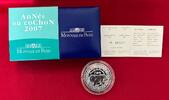 Frankreich 0,25 Euro Silber Lunar - Jahr des Schweins - Year of the Pig -
