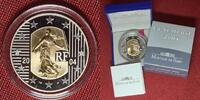 Frankreich France 5 Euro Bimetall Gold Silber Säerin, Sameuse Goldinlay 2,7 g 0.750 PP OVP -