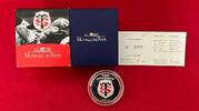 Frankreich 10 Euro Silber Toulouse Rugby - Stade Toulousain Rugby (m. Farbapplikation) -