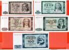 Deutsche Demokratische Republik 185 Mark Der Deutschen Notenbank Banknoten 5 bis 100 Mark -