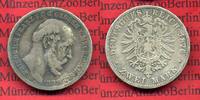 Mecklenburg Schwerin 2 Mark Silber Kursmünze Mecklenburg Schwerin, 2 Mark 1876, Friedrich Franz Picture