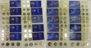 Diverse Euroländer 10 x KMS Euro Euroländer KMS 1 Cent bis 2 Euro 24 Karat vergoldet 10 Länder BRD Picture