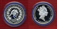 Australien, Australia 5 Dollars Farbmünze Olympiade Sydney Australien 5 Dollars Silber 2000 Olympics Sydney Känguruh PP Picture