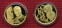 100 Euro Gold, 1/2 Unze 2003 Belgien, Belg...
