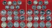 Portugal Lot 2 1/2, 5, 8 und 10 Euro Münzen Silber Lot von 19 portugiesischen Euromünzen Picture