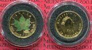 Kanada, Canada 10 Dollar Maple Leaf 1/4 Unze Gold Kanada 10 Dollars Maple Leaf 1/4 Unze Gold 2000 Privy Mark Feuerwerk u Farbe Picture