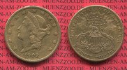 USA 20 Dollars Double Eagle Goldmünze USA 20 Dollars Liberty, Double Eagle Frauenkopf, 1902 S Gold Picture
