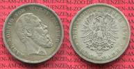 Württemberg, German Empire State of 5 Mark Silbermünze Württemberg 5 Mark 1876, Kursmünze, König Karl , J. 173 Picture