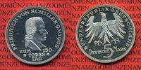 Deutschland 5 DM Gedenkmünze Silber Bundesrepublik Deutschland 5 DM 1955, 150. Todestag von Friedrich von Schiller -