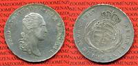 Sachsen, Albertinische Linie Konventionstaler Sachsen Taler 1813 S.G.H.. Friedrich August III. var. Römische I und 3 geändert