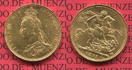 Großbritannien, Australien Sovereign Goldmünze England 1891 Sovereign Goldmünze Victoria Jubilee Typ Picture