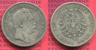 Hessen 5 Mark Silbermünze Hessen 5 Mark 1875 Ludwig III. Picture