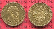 Preußen, State of Prussia German Empire 10 Mark Goldmünze 10M Preußen 10 Mark Gold 1888 A, J. 247 Friedrich III. vz Picture