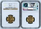 USA 5 Dollars Half eagle USA 5 Dollars Liberty Frauenkopf, Coronet Head 1886 S Gold Picture